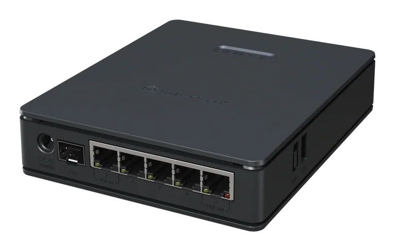 Двухдиапазонный маршрутизатор MikroTik hAP ax S E62iUGS-2axD5axT Wi-Fi 6 с 2 SFP и выходом PoE — 2