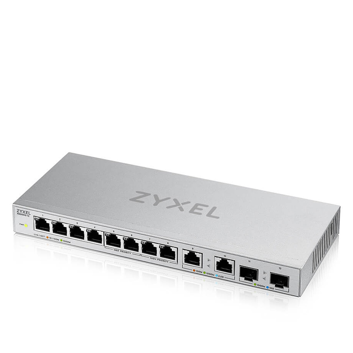 Network device ZYXEL Switch XGS-1010-12 Multi-Gigabit 8xRJ-45 2xRJ-45 . 2xSFP+ XGS-1010-12