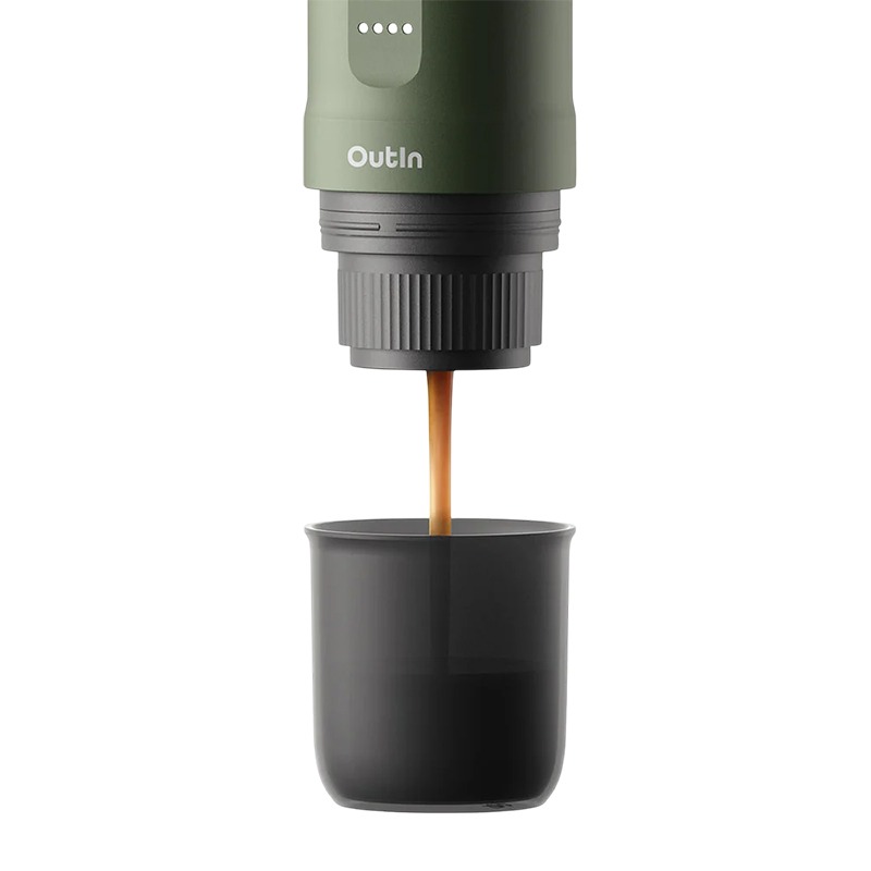 Nano portable espresso machine Outin A000002 Forest — 3