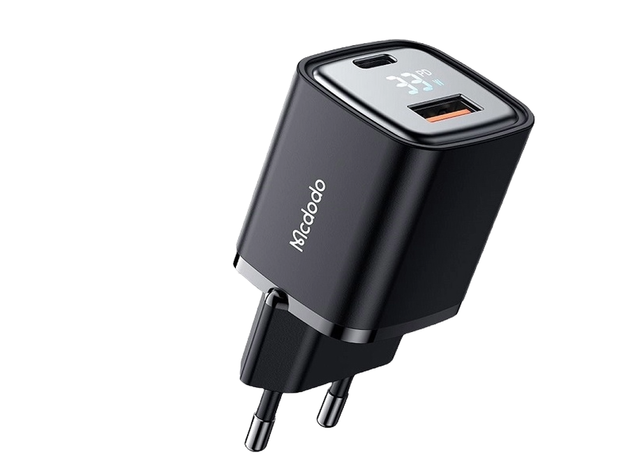 McDododo 1C+1A Digital Display Fast Charger CH-1701 33W — 2
