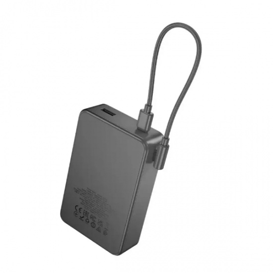 Hoco J170 22 W+PD20W Fully Compatible Power Bank With Cable 20000mAh Metal — 5