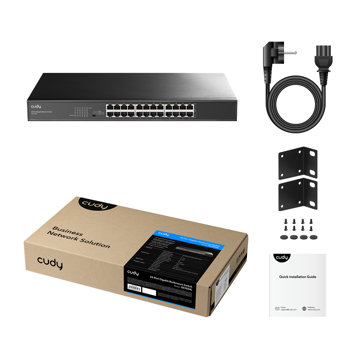 Network switch Cudy GS1024L 24-Port Gigabit Metal Switch 19 — 3