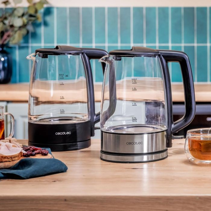 Cecotec 00170 Borosilicate glass kettle ThermoSense 340 1.7L — 8