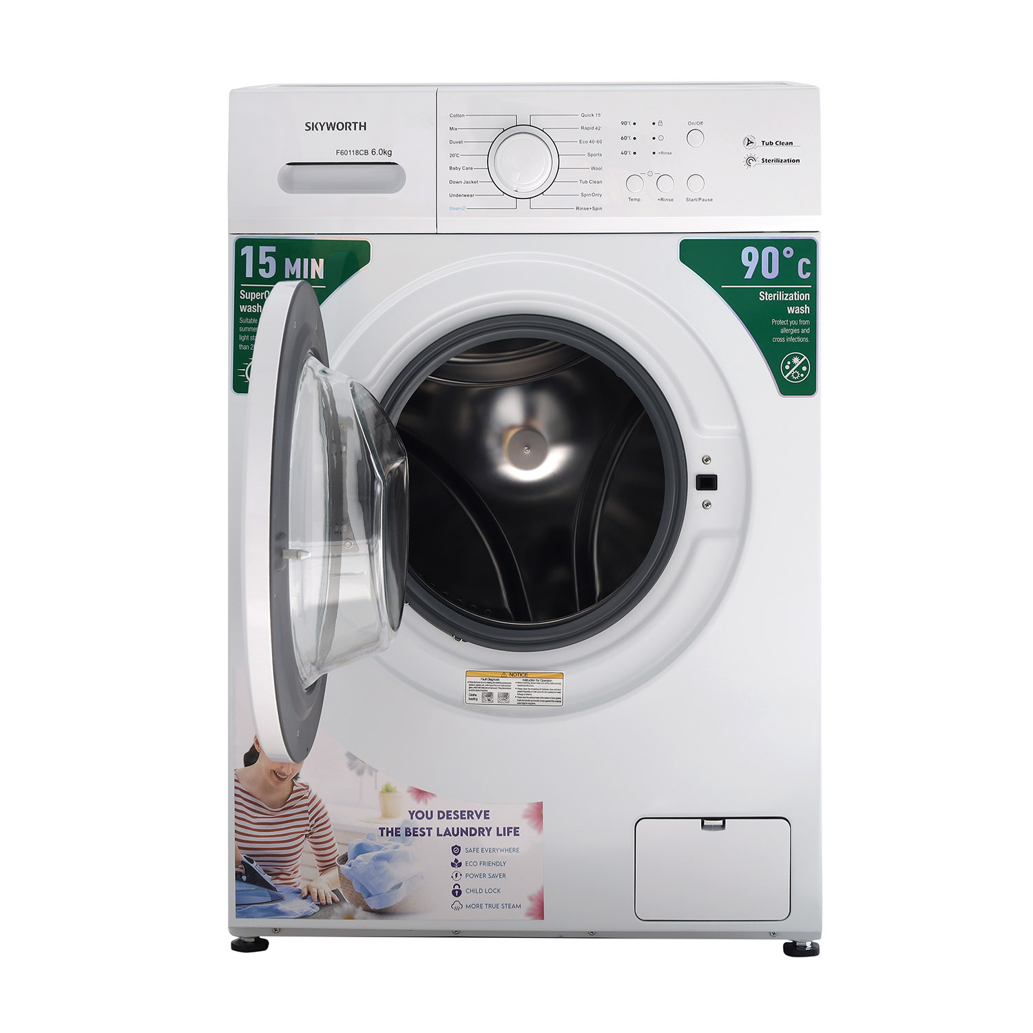Washing machine SKYWORTH F60118CB — 4
