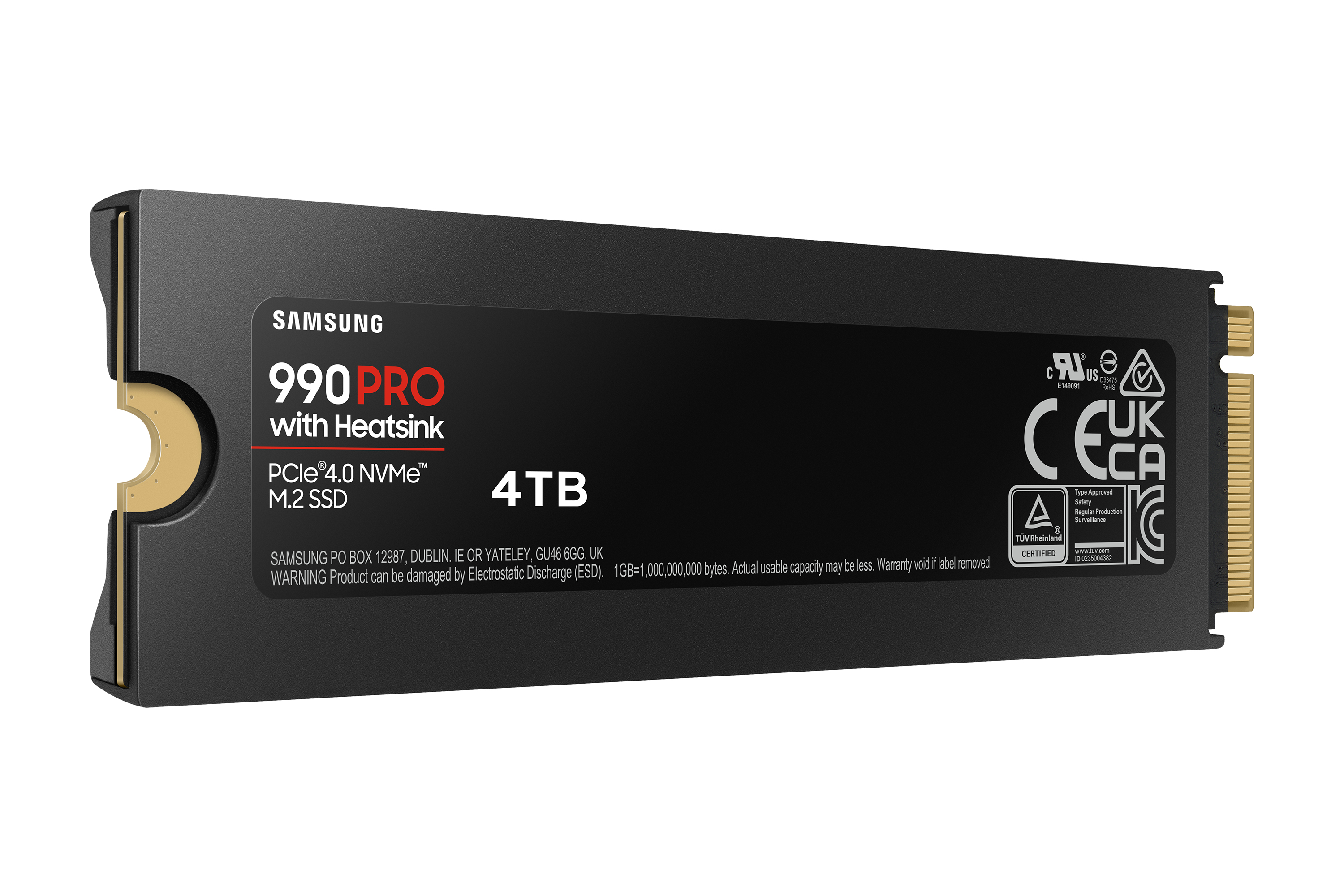 990 Pro M.2 PCIe 4.0 NVMe MZ-V9P4T0GW — 2