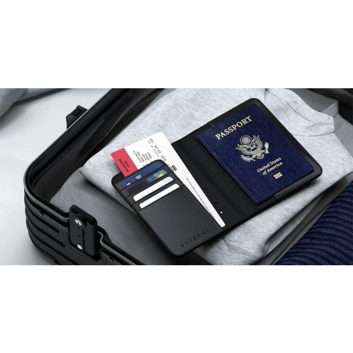 Satechi Vegan Leather Passport Cover with Find My ST-VPCK — 2