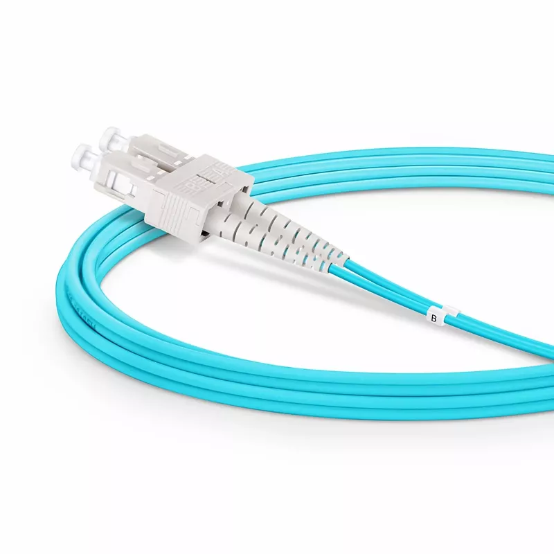 FS.COM 2m 7ft LC UPC to LC UPC Duplex OM4 Multimode PVC OFNR 2.0mm Fiber — 4