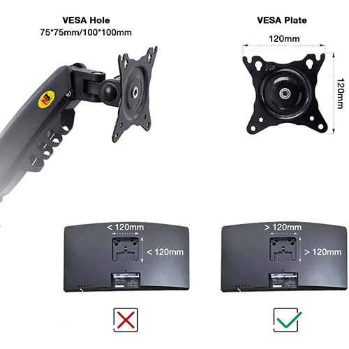 NB F160 Monitor Holder 17 - 27 — 5
