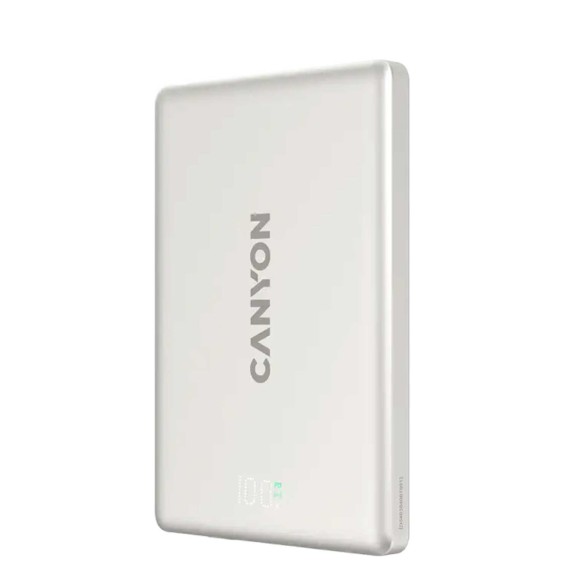 Power bank CANYON OnPower 500 5000mAh Wireless PD 20W Aluminium Star CNS-CPB500G — 2