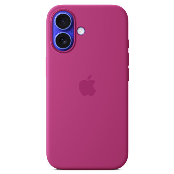 iPhone 16 Silicone Case with MagSafe Fuchsia — 2