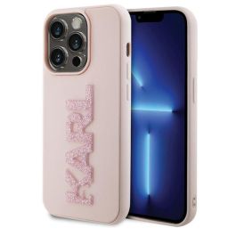 Case iPhone 15 pro Max Karl Lager 3D Glitter Logo