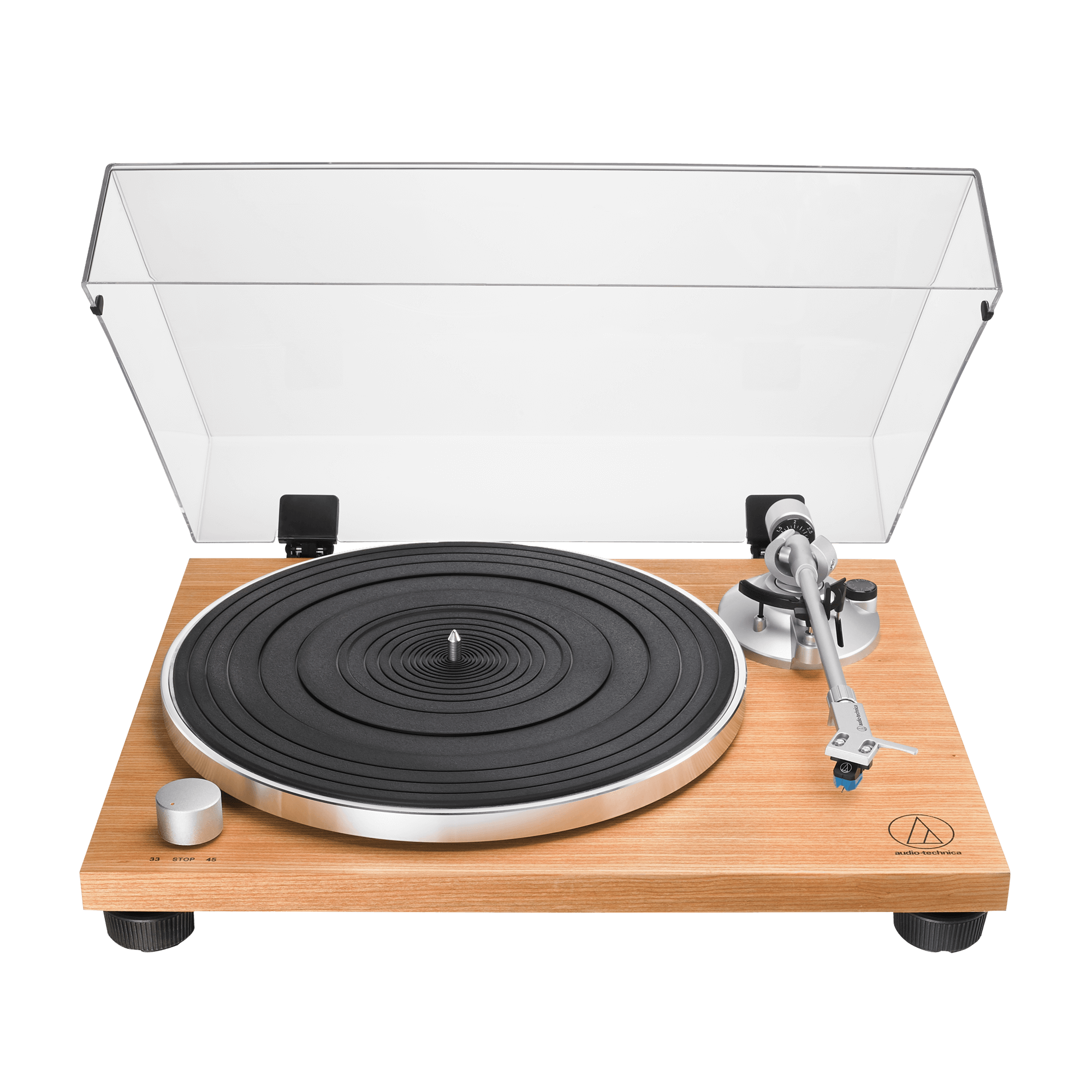 Audio-Technica AT-LPW30TK Manual Belt Drive Wood Base Turntable Vinyl player — 2