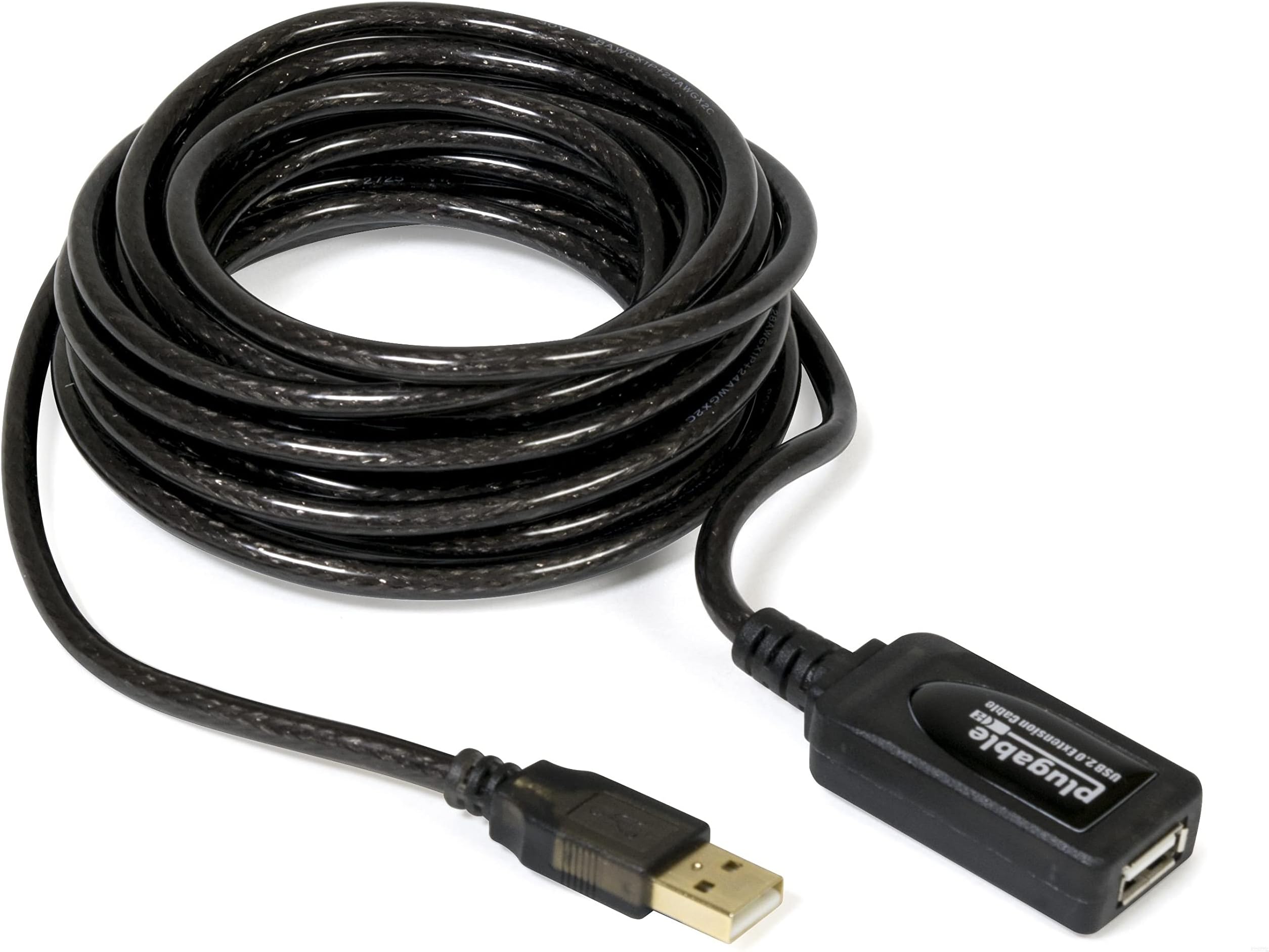 USB 2.0 Active Extension Cable with USB for Power 480Mbps box 20213 — 2