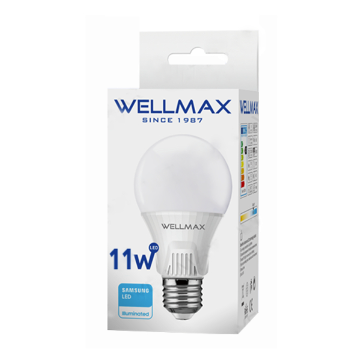 Wellmax LED with battery A80 E27 6500K 14108