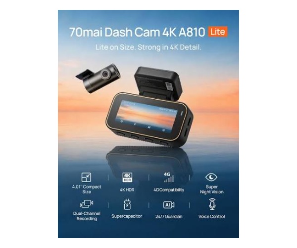Видеорегистратор 70MAI 4K A810 Lite Set — 2