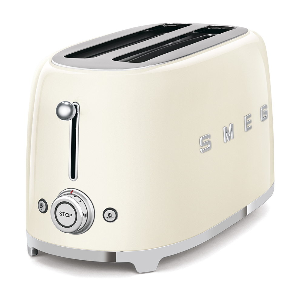 SMEG Toaster 4 Slice 50 s Style TSF02CRUK — 2