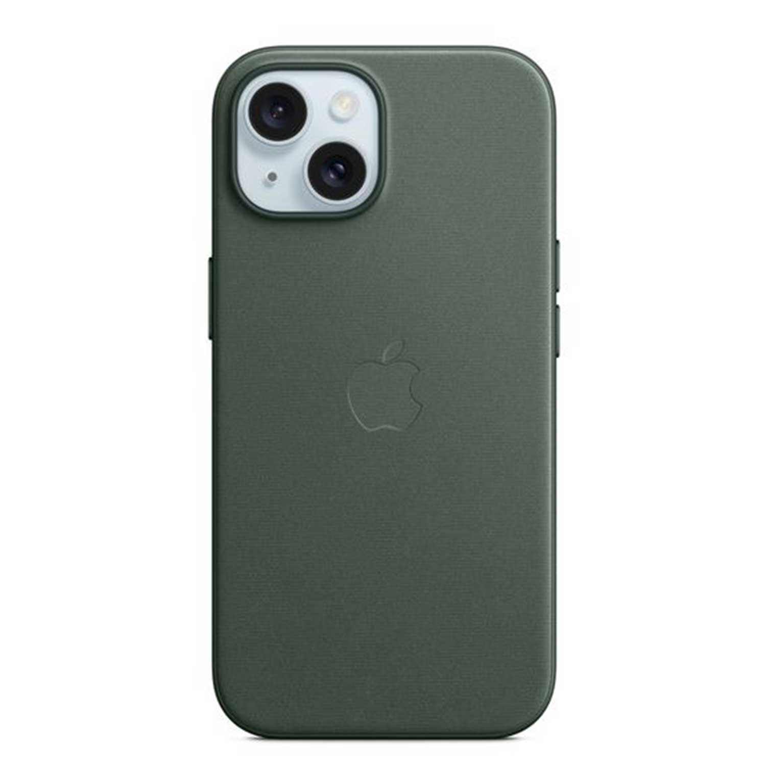 Cover for iPhone 15 FineWoven Case with MagSafe Evergreen — 2