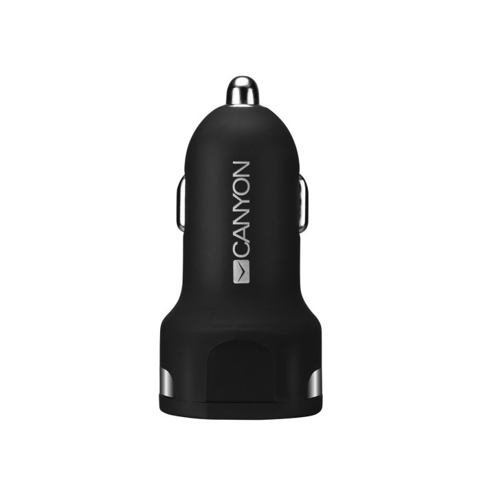 Canyon CNE-CCA04B Dual USB Car Charger 2.4A — 2