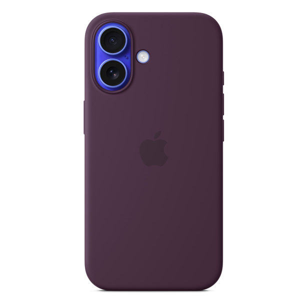 iPhone 16 Plus Silicone Case with MagSafe Plum — 3