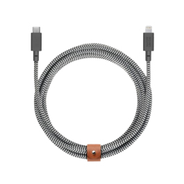 Cable Native Union Belt Cable USB-C to Lightning Zebra