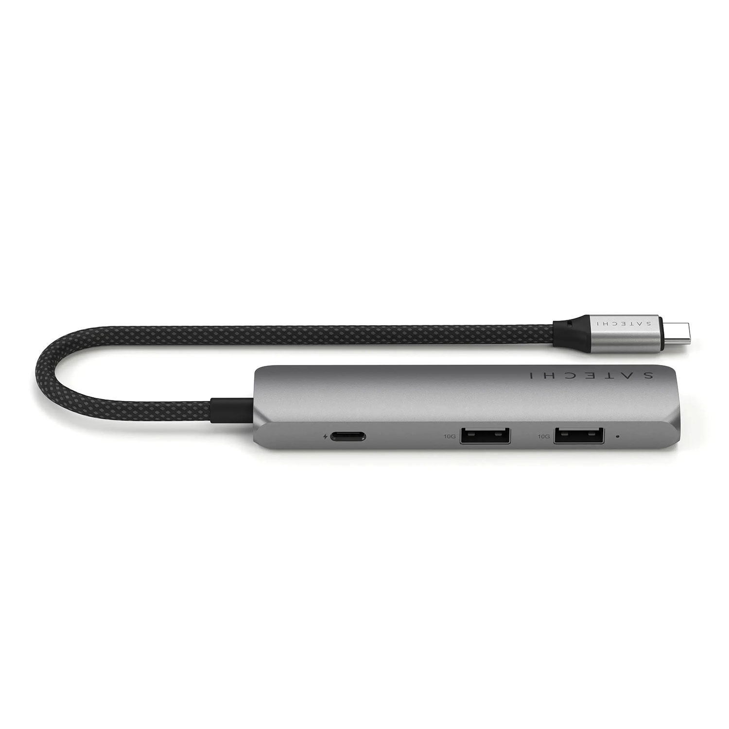 USB hub SATECHI 4-in-1 USB-C Slim Multiport Adapter 4K ST-P4SM — 3