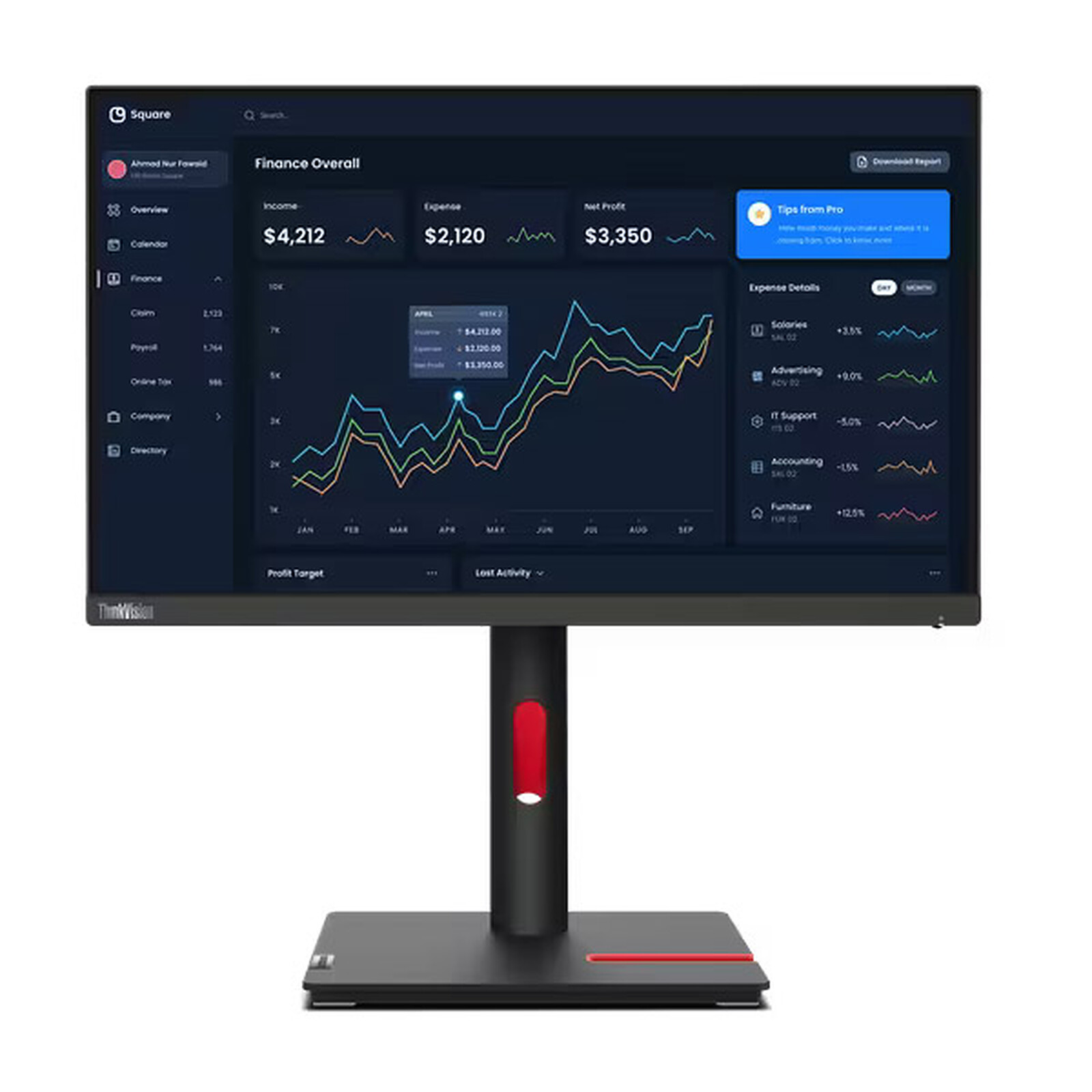 ThinkVision T24i-30 WLED IPS Monitor