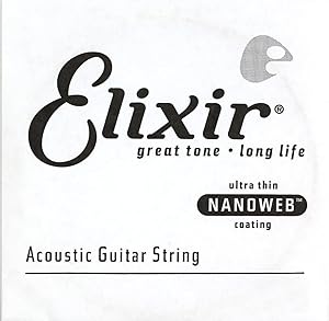 Elixir 14132 Acoustic Phosphor With Nanoweb Coating Single 032 — 2