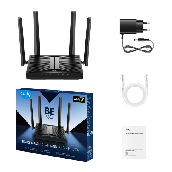 BE3600 WiFi 7 Router — 2