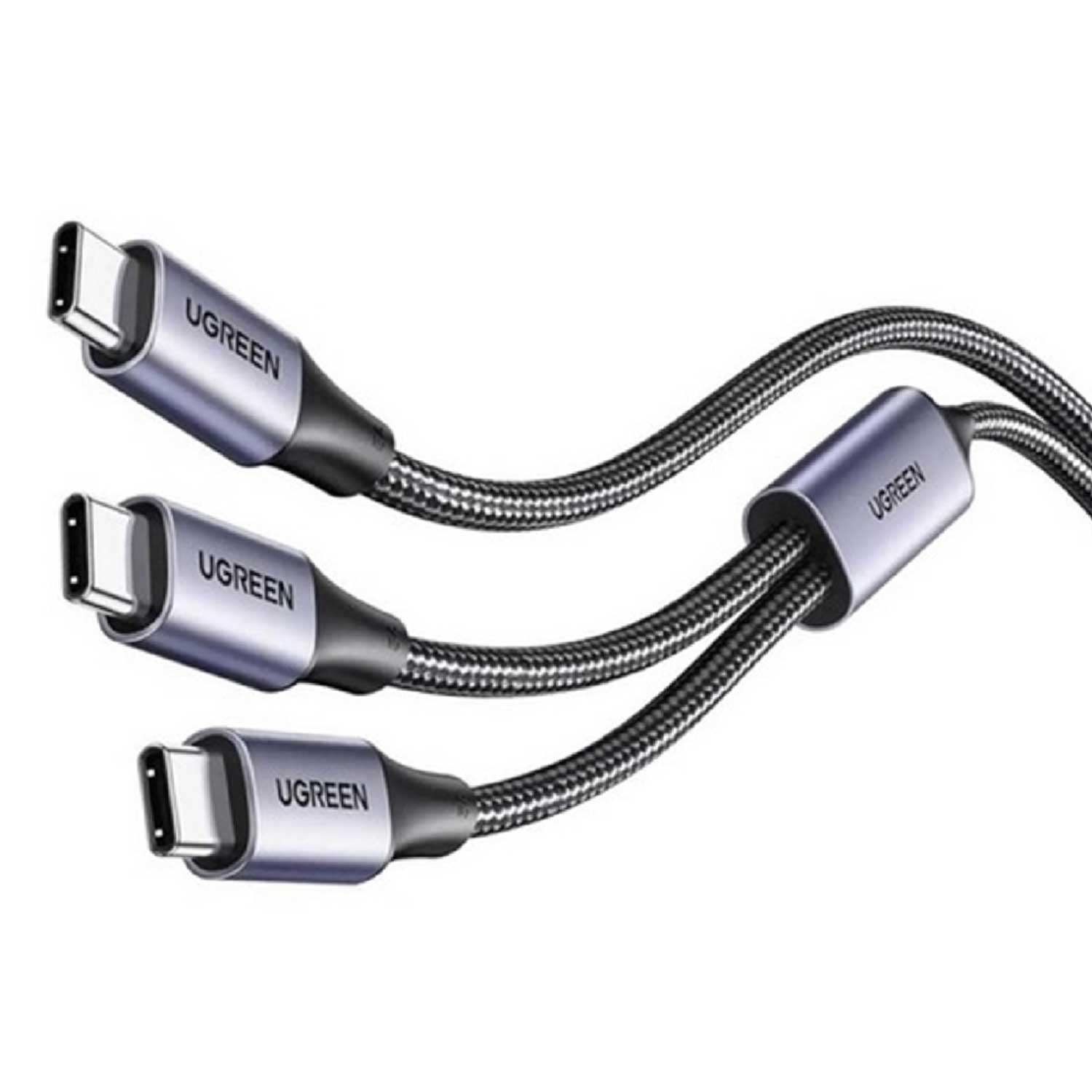 Cable UGREEN 2-in-1 USB-C to USB-C Y Splitter Cable 100W PD 5A Max 35087 — 2