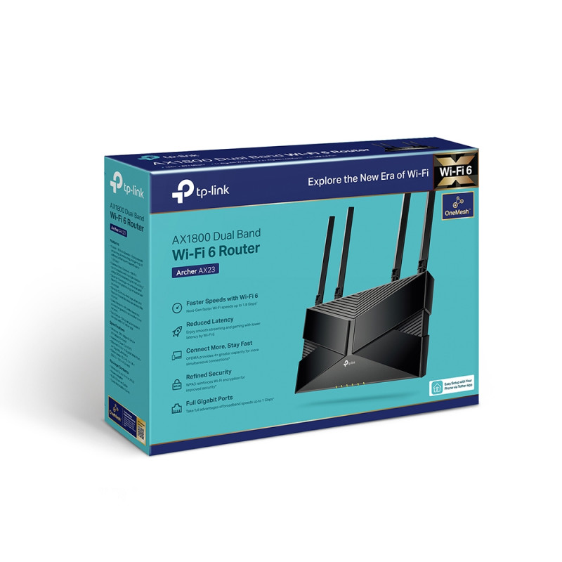 Router TP-Link Archer AX23 AX1800 Dual-Band WiFi 6 — 2