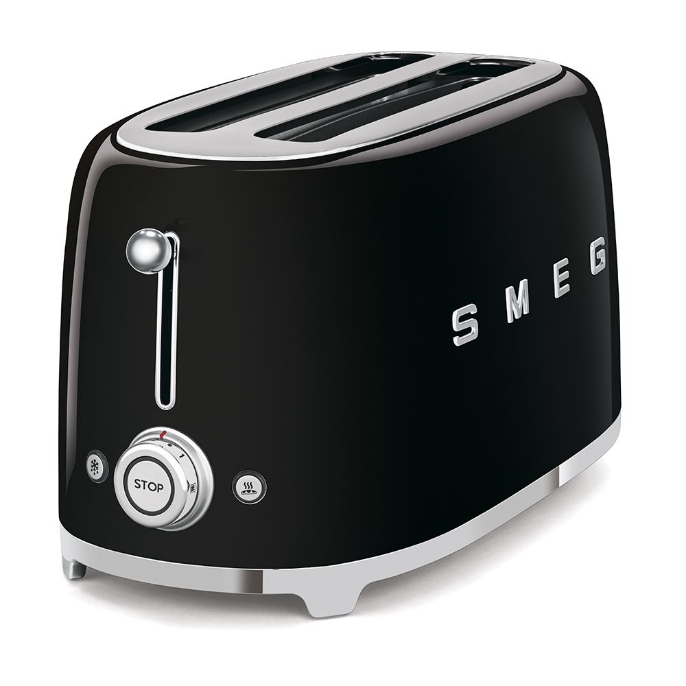 SMEG Toaster 4 Slice 50 s Style TSF02BL — 2