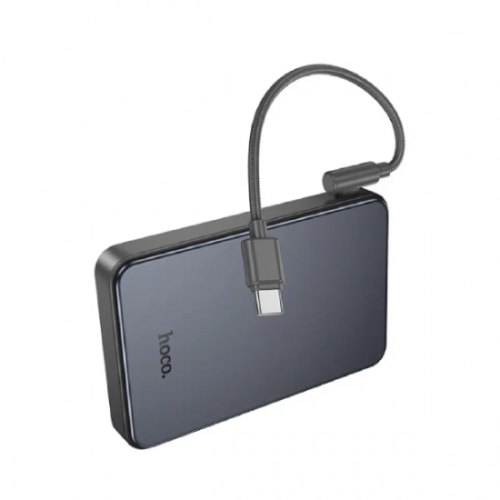 Hoco J170 22 W+PD20W Fully Compatible Power Bank With Cable 10000mAh Metal — 5