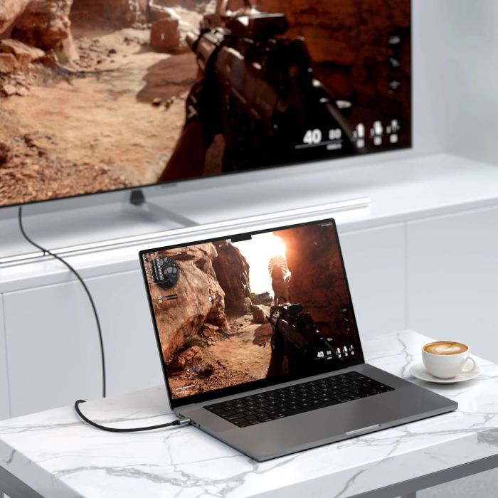 Satechi Usb-C To Hdmi 2.1 8K Cable ST-YH8KCM — 6