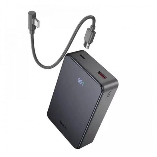 Hoco J170 22 W+PD20W Fully Compatible Power Bank With Cable 20000mAh Metal — 2