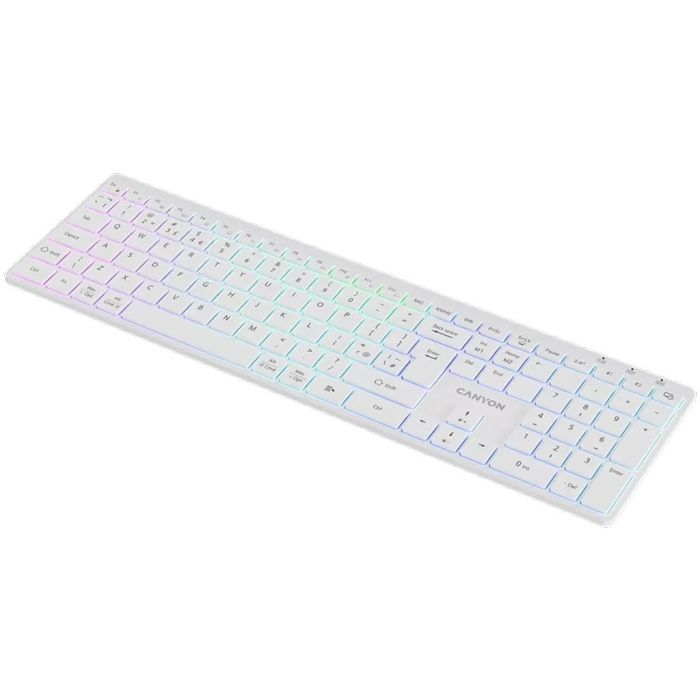 Canyon CNS-HBTK11W RGB Dual Mode Wireless keyboard — 3