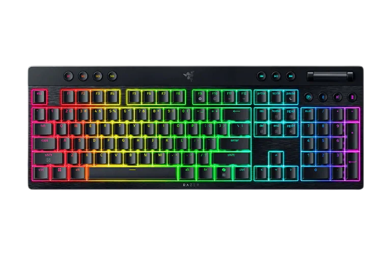BlackWidow V4 Low-profile HyperSpeed