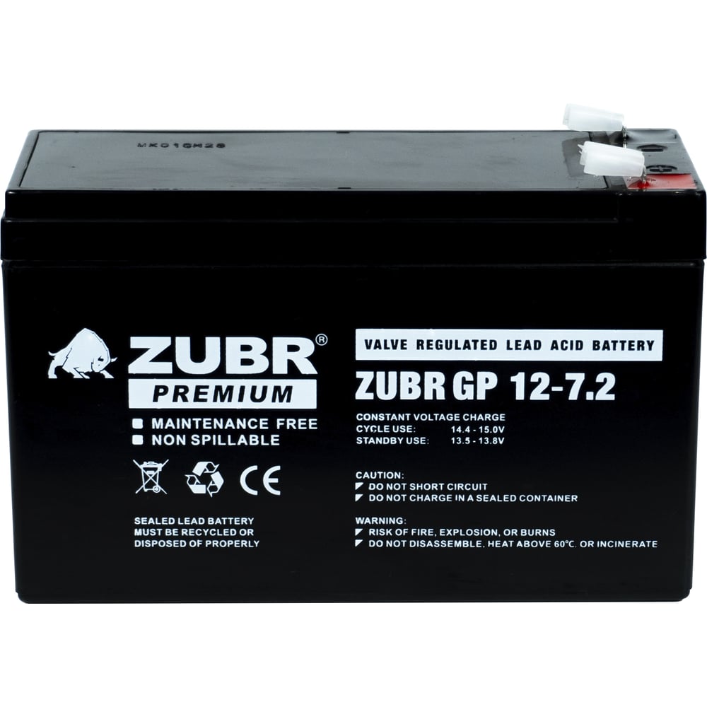 UPS Battery Zubr 12V 7.2Ah