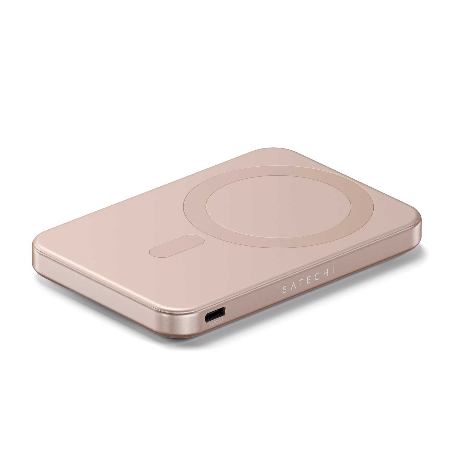 Power bank SATECHI OntheGo 5000mAh Magnetic Qi2 USB-C PD witch Stand Desert Rose ST-B5Q2SR — 2