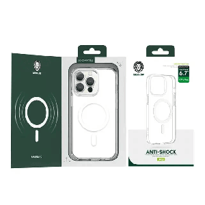Lion 360° Anti-Shock Creative Magnetic Case iPhone 14 Pro - Clear