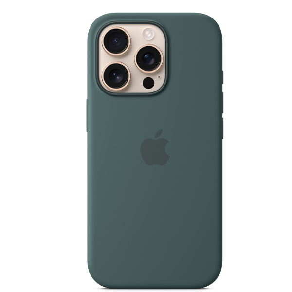 Cover for iPhone 16 Pro Max Silicone Case with MagSafe Lake — 4