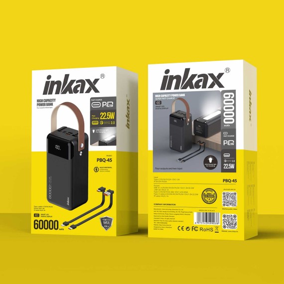 Power bank INKAX PBQ-45 60000mAh — 2