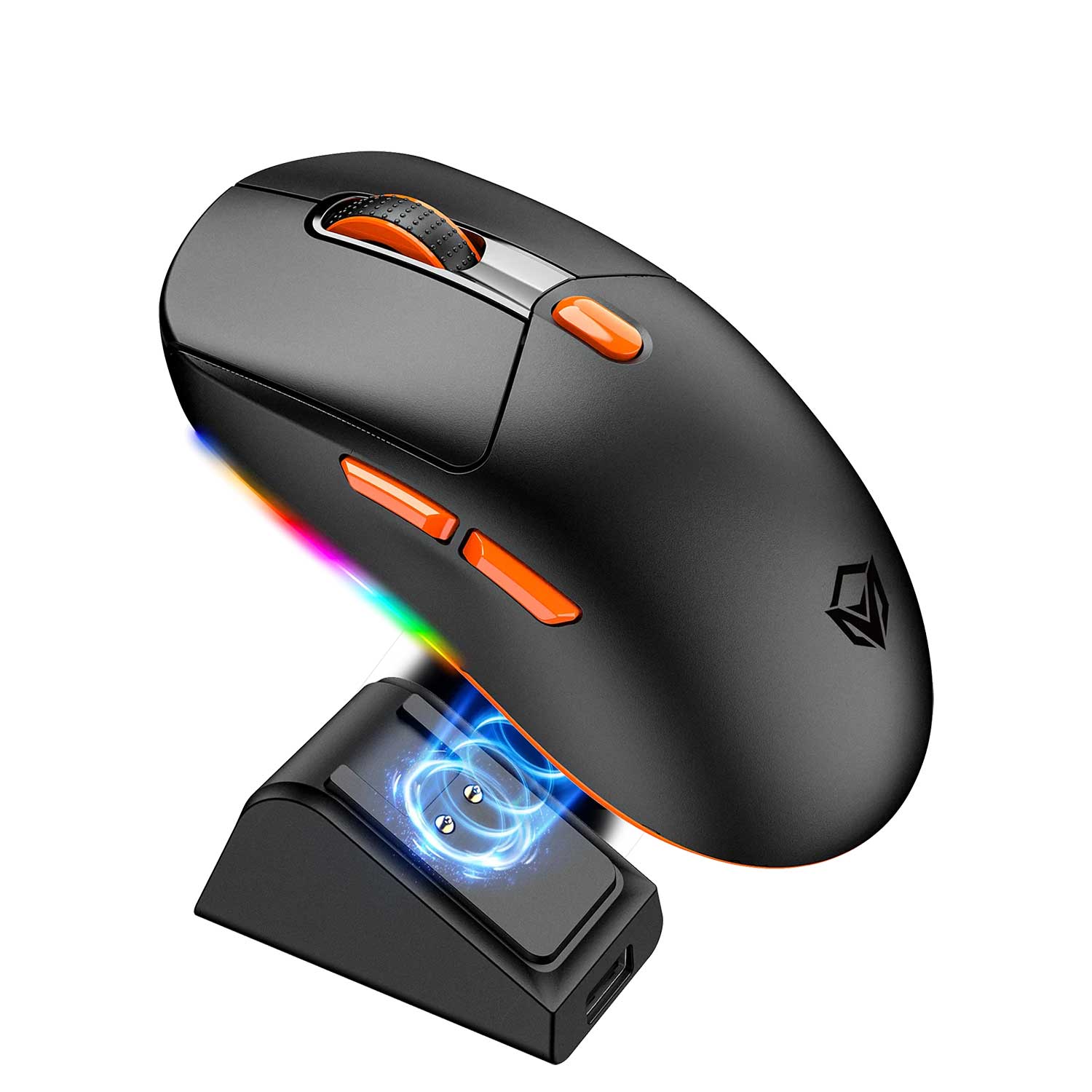 Mouse MEETION Tri-Mode Wrls+BT With Magnetic Charging Base Gaming GW38 — 4
