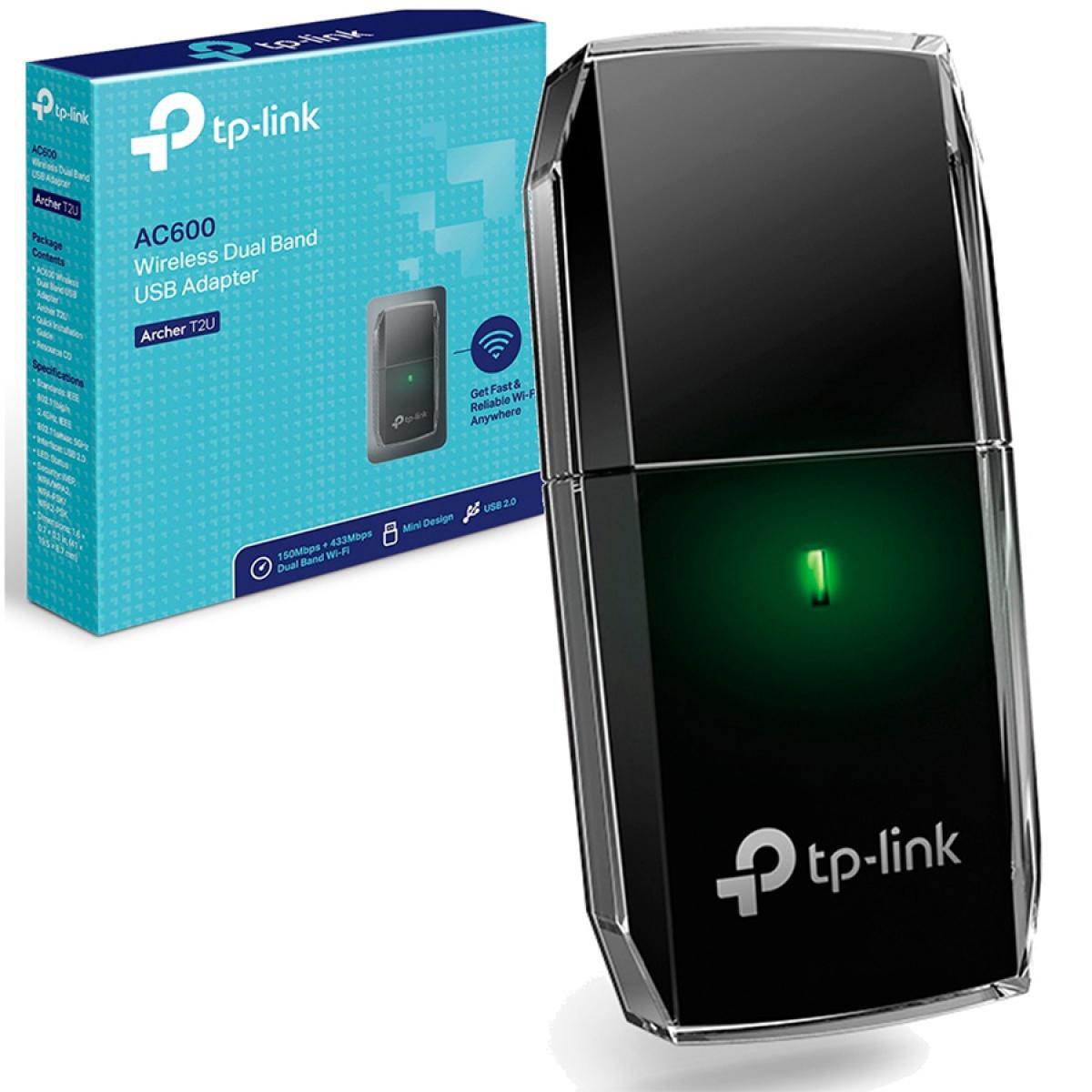Dual Band Wireless USB Adapter Tp-Link Archer T2U AC600 - 433 200Mbps — 3