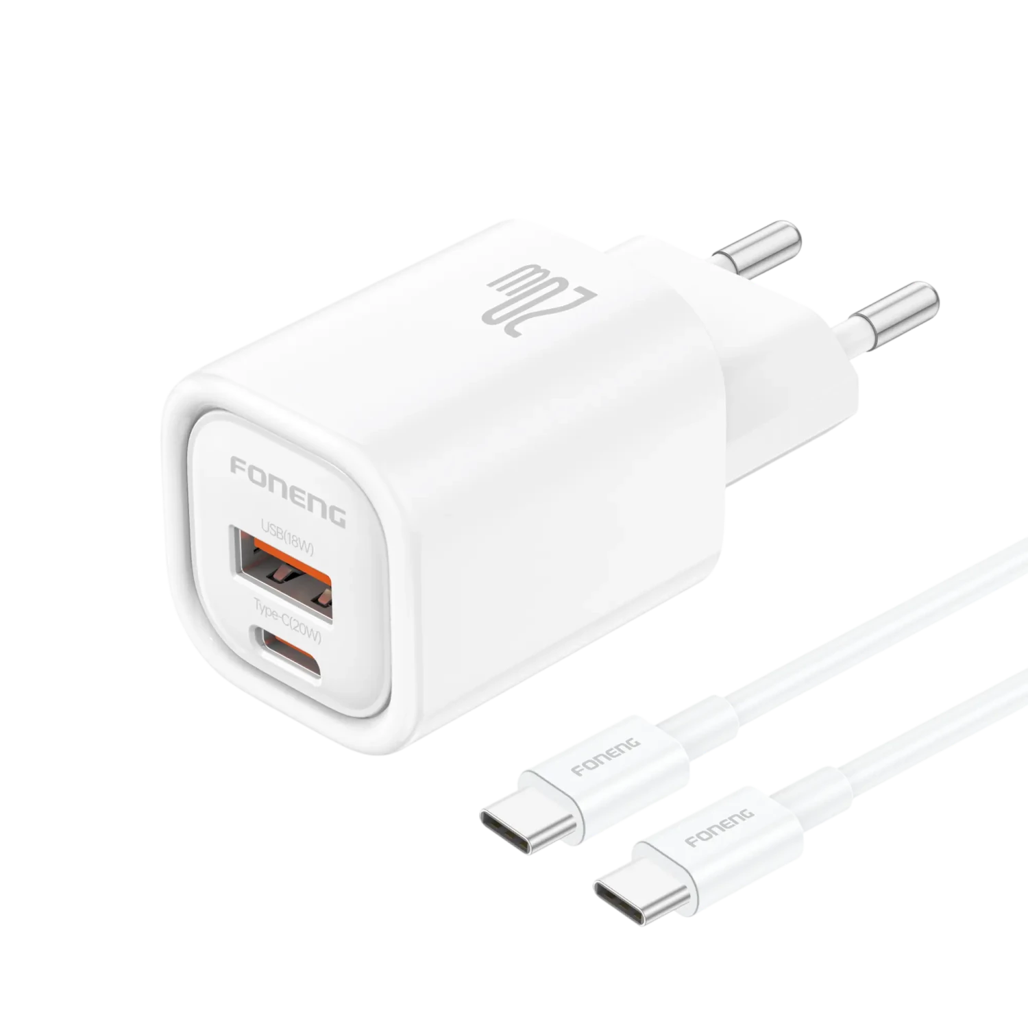 Foneng EU70 A+C 2-Port PD20W Type-C to C - 3469