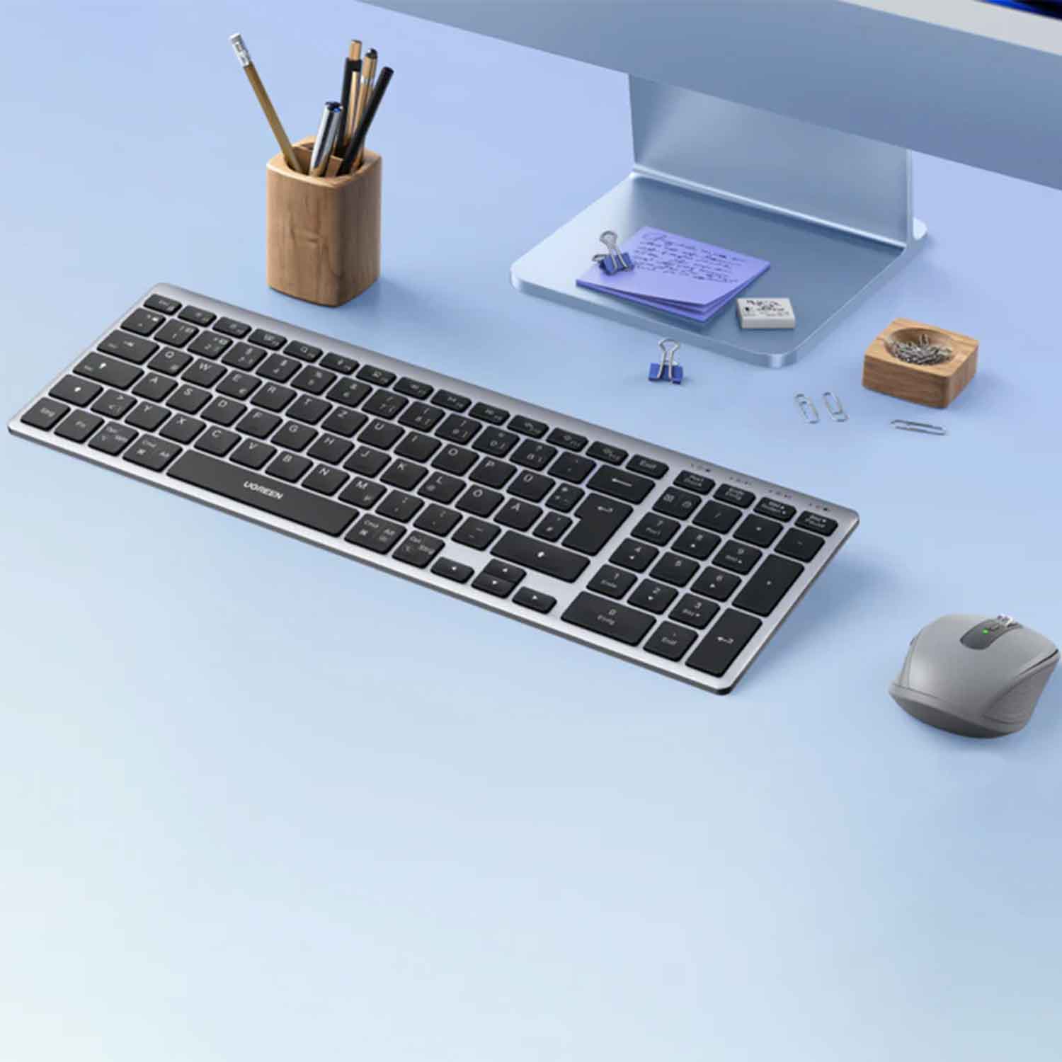 Keyboard UGREEN Multi-Mode Rechargeable Wrls+BT 75163 — 2