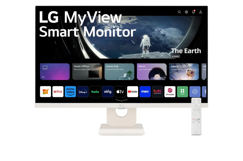 Monitor LG 27 27SR50F-W with WebOS — 2