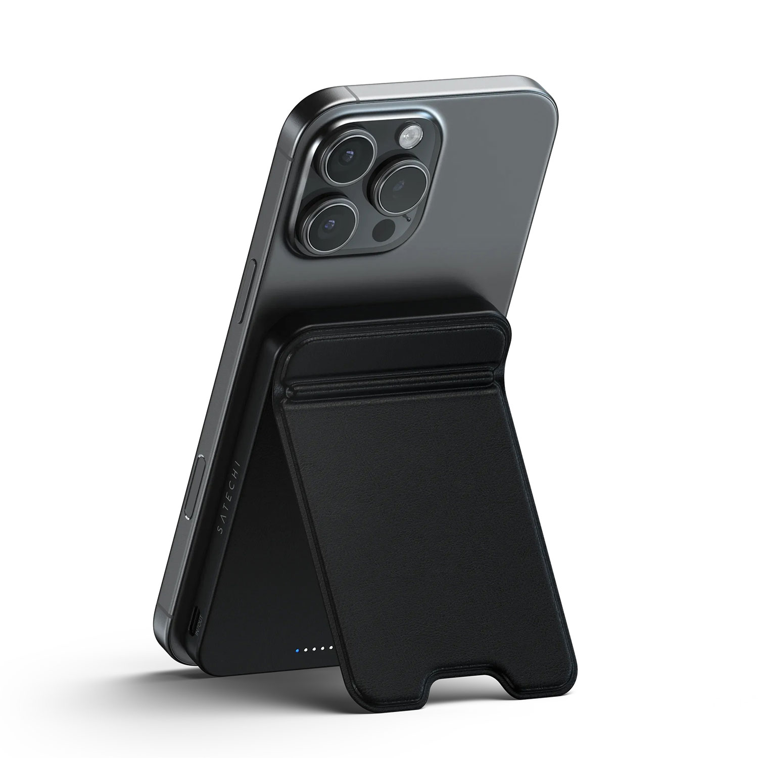 Power bank SATECHI OntheGo 5000mAh Magnetic Qi2 USB-C PD witch Stand ST-B5Q2SK — 4