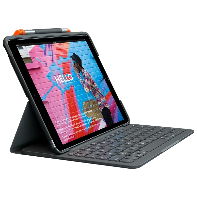 CIS Keyboard Case Slim Folio for iPad 7th