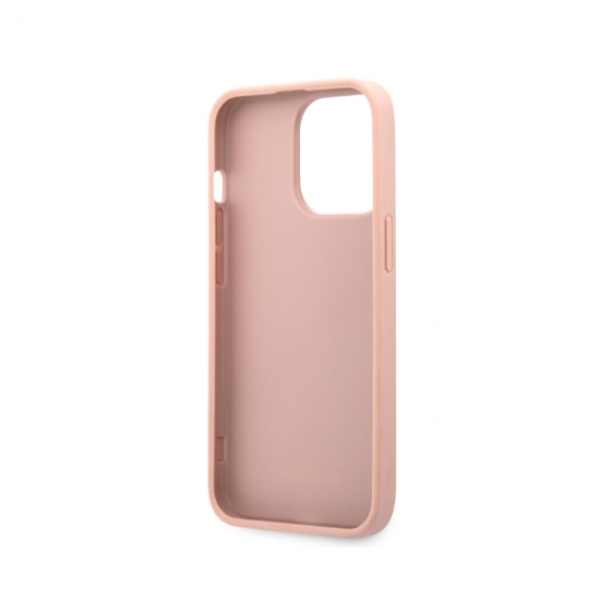 CG Mobile Guess PU Leather Saffiano With Metal Logo Hot Stamp Stripes Case For iPhone 13 Pro — 2