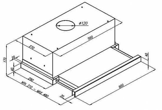 Hood Kuppersberg SLIMLUX IV 60 X — 3